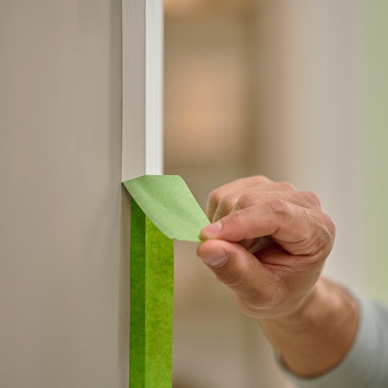 FrogTape Multi-Surface Painters Tape with PAINTBLOCK, 1.5 Inch Wide (1.41 In. x 45 Yds), Medium Adhesion, Green, 1 Roll (1396747) - Image 5